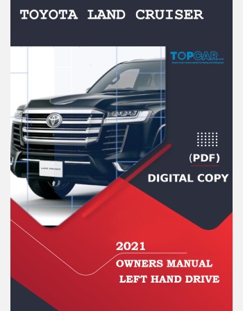 toyota land cruiser 200 series 2021 owners manual lhd